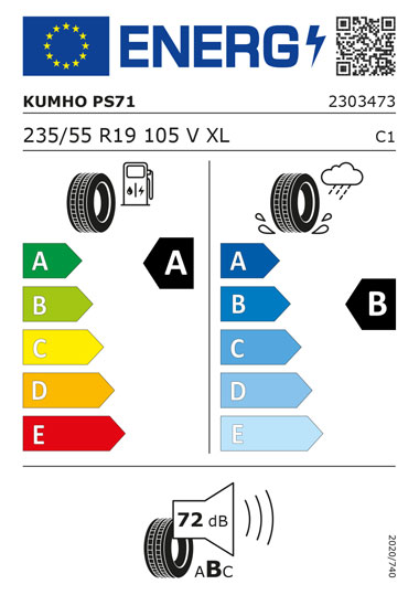 Kia Tyre Label - kumho-2303473-235-55R19
